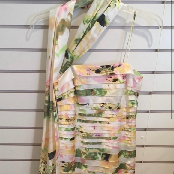 Other - Beautiful floral silk Dress with wrap